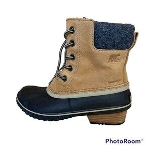 Sorel Slimpack II Lace Up Duck Boots Size 8